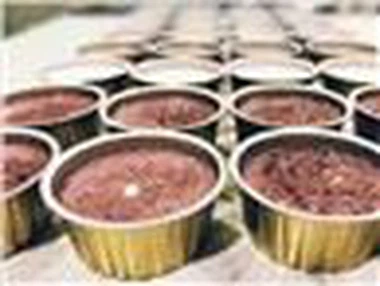 Contenedor de aluminio lacado de pared lisa para envasado de alimentos